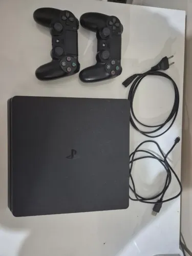 PS4 Slim 1 Tera + Jogos
