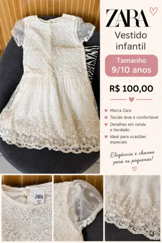 Vestido infantil-Zara