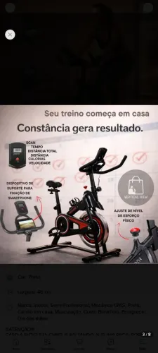 Bike spinning roda 13kg