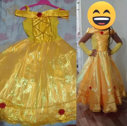 Fantasia Bela e a Fera 6 anos