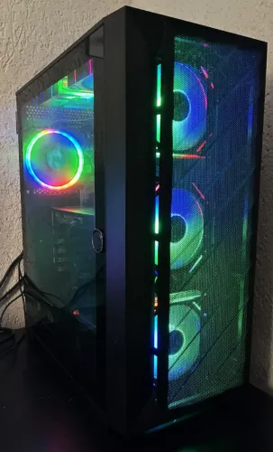 PC GAMER PREMIUM | i7-10700F | 32GB RAM | RX 580 8GB | SSD NVMe + HD 2TB | 6 FANS RGB