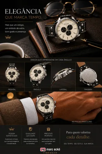 Relógio Marc Ecko Masculino Premium