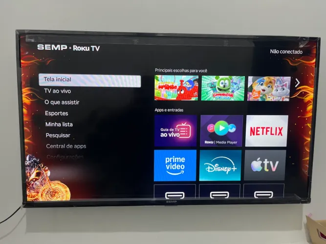 TV SMART Roku 43 polegadas