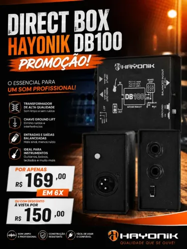 Direct Box hayonik Db100 promoção