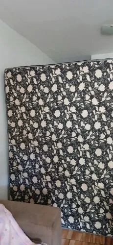 Cama casal box com colchão conjugado simples