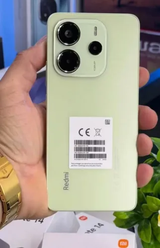 Xiaomi - Redmi Note 14 - Verde - Lacrado Novo + Versão GLOBAL - 256 de memória 
