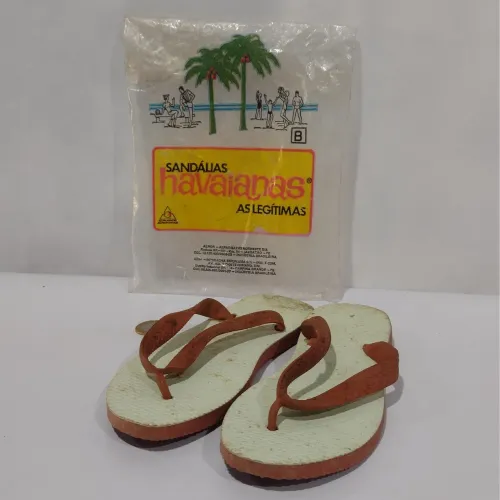 Antigo chinelo havaianas de estoque antigo 