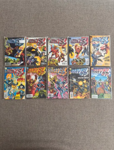 HQs Marvel 97 - Coleção Completa (10 Vol.) - 1997