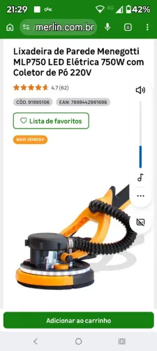 lixadeira de parede