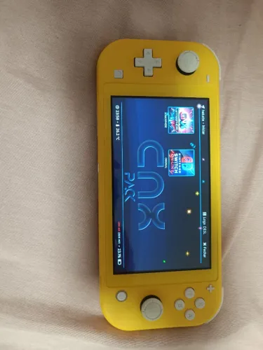 CONSOLE NINTENDO SWITCH LITE DESBLOQUEADO COM CARTÃO SD