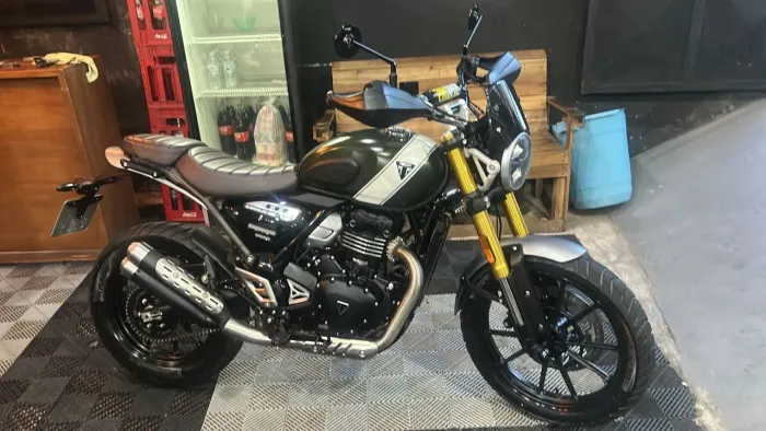 Triumph Scrambler 400x abaixo da tabela!