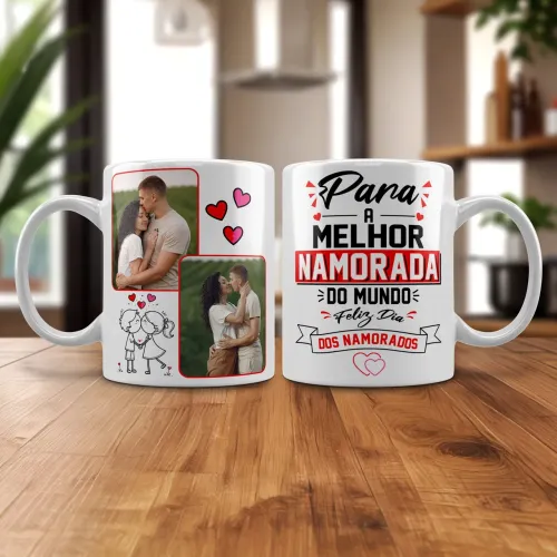 Caneca com frase para a melhor mulher do mundo 