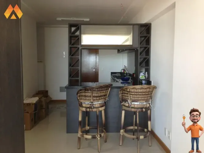 Costa do Sol - Excelente Loft mobiliado com 01 quarto e 01 banheiro!