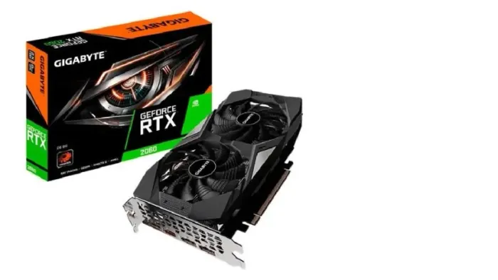 Placa de Vídeo Gigabyte NVIDIA GeForce RTX 2060 D6 6G, GDDR6 - GV-N2060D6-6GD