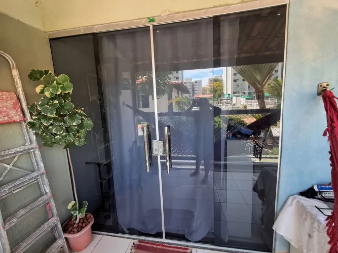 Porta de vidro de correr