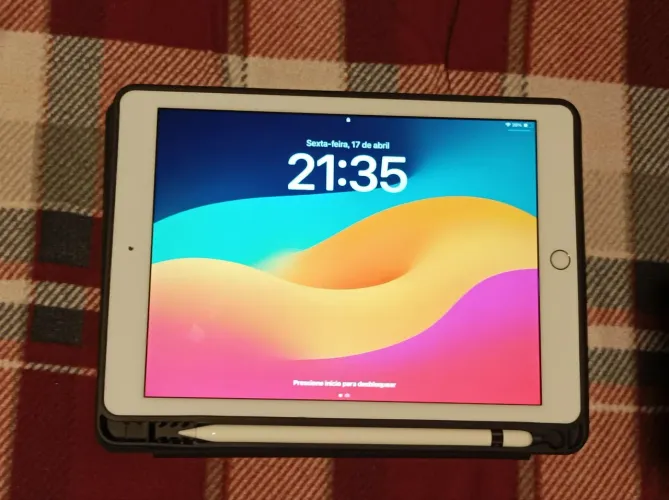 iPad 6ª geração + Apple Pencil 1ª geração