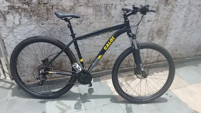 Bike aro 29 quadro caloi 24 marchas com todas as peças shimano 