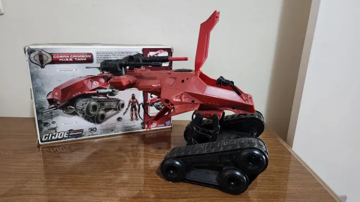 Veículo Comandos em Ação Cobra Crimson H.I.S.S Tank Gi Joe