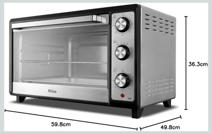 Forno Elétrico 65L Philco Dupla Resistência 1800W PFE65 127V