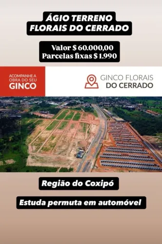 Lote condominio florais do cerrado