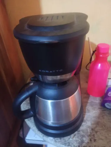 Cafeteira agratto original toda no inox top