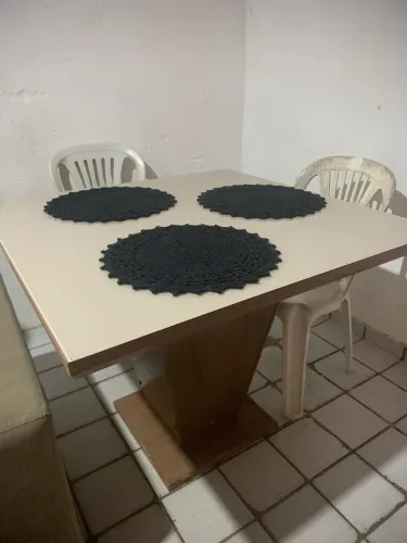 Mesa MDF Pele de vidro