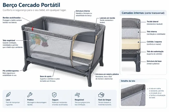 Berço portátil