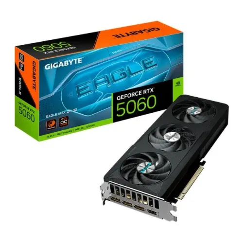 Placa de Video Gigabyte GeForce RTX 5060 Eagle Max OC, 8GB, GDDR7, 128-bit