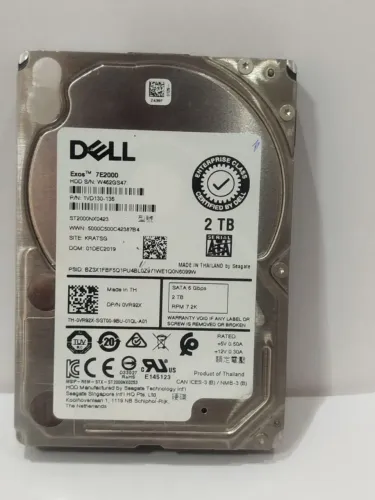 HD DELL 2TB SATA 2.5 7200RPM