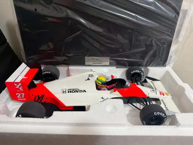 Ayrton Senna Minichamps 1:12 McLaren Honda MP4/5B - World Champion 1990