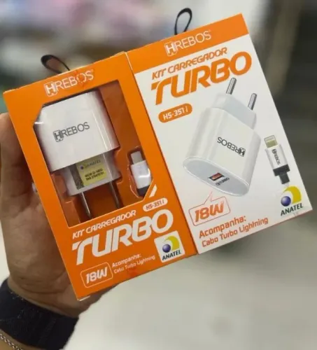 Carregador Turbo 18w iPhone - Entrega Grátis
