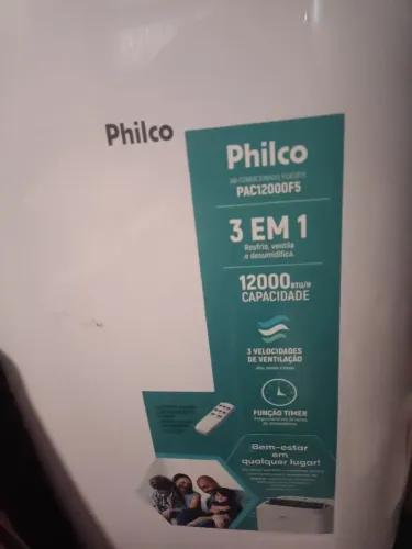 Vendo um ar condicionado portátil seminovos Philco12 mil BTUs com pouco uso por 2.700