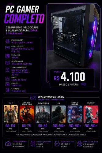 Vendo Pc gamer