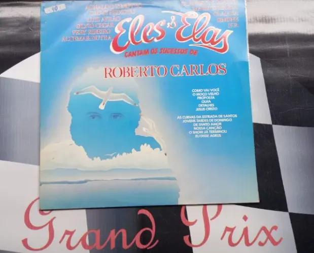 LP - ( Raro ) Tributo a Roberto Carlos - Eles e elas cantam os sucessos de Roberto Carlos