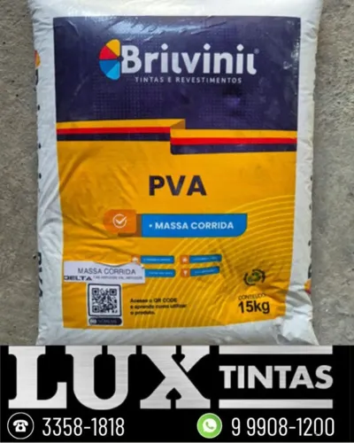 Massa corrida brilvinil 15kgs