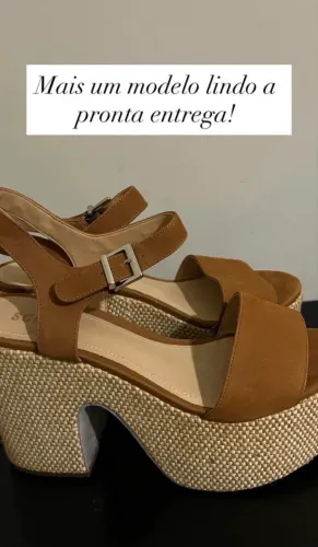 Sandália Schutz Nova Maravilhosa Plataforma Frete Grátis!!
