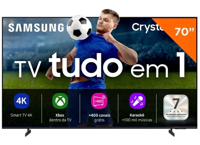 Televisão sansung 70 polegadas nova 