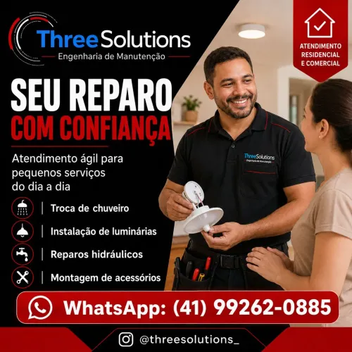 Marido de Aluguel Curitiba, Reparos, Elétrica, Hidráulica