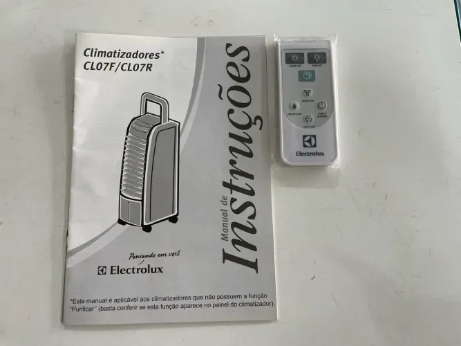Manuel e Controle para Climatizador Electrolux CL07R