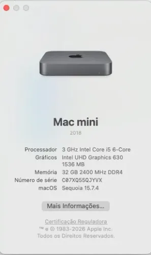 mac mini 2018 i5