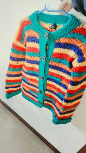 Cardigan tricotado