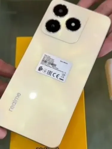 Smartphone realme c61 dourado