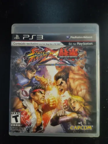 Jogo STREET FIGHTER VS TEKKEN PS3 ORIGINAL MIDIA FISICA