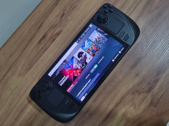 Console portátil steam deck oled 512gb semi novo