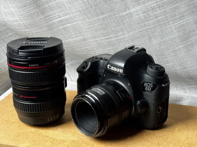 Canon 6D é lente 24-105 série L