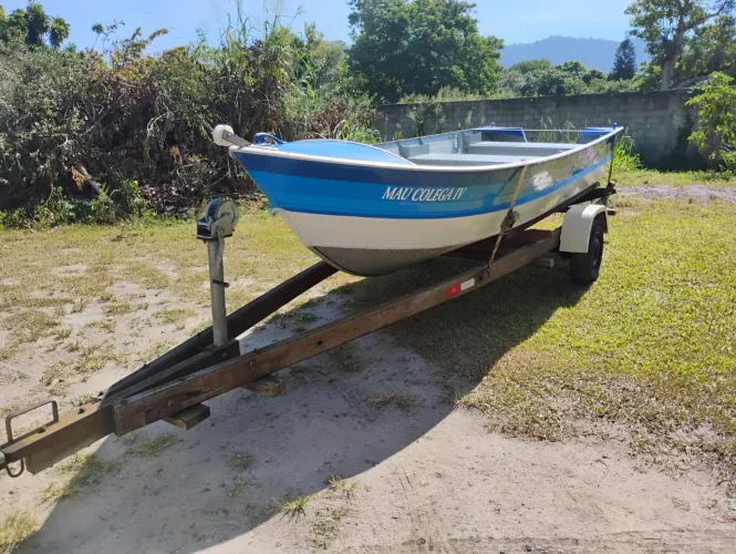Barco único dono, Legalizado capitania, carretinha legalizada, completo