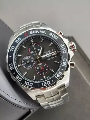 Relogio TAG Heuer F1 SENNA Com Cronografo LINHA PREMUIM AAA