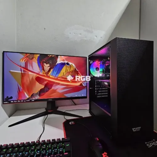 PC GAMER - Ryzen 5 2600 + GTX 1050 Ti 4GB + RAM 16GB + SSD 480GB