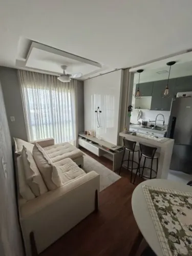 Apartamento com 2 dormitórios para alugar, 60 m² por R$ 3.049,77/mês - Helvétia Country -