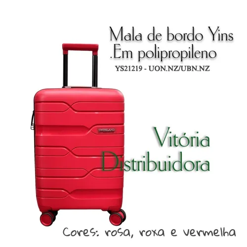 Mala de bordo em polipropileno